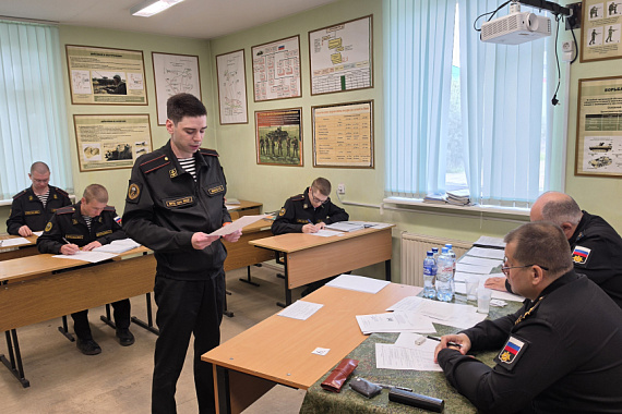 В ВУЦ проведена итоговая аттестация с курсантами, завершившими подготовку по военно-учетным специальностям В ВУЦ проведена итоговая аттестация с курсантами, завершившими подготовку по военно-учетным специальностям