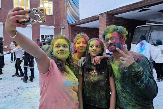 An Indian Spring Arrives at Murmansk Arctic University