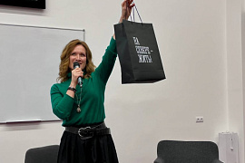 Студенты Мурманска встретились с трёхкратной олимпийской чемпионкой Марией Киселёвой