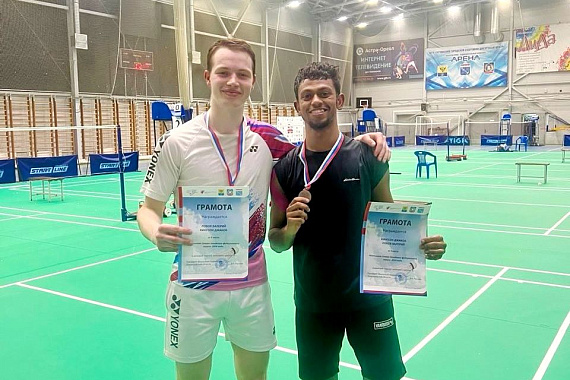 MAU student, Kingson Jacob, became a bronze medalist of the Badminton Championship of the Northwestern Federal District