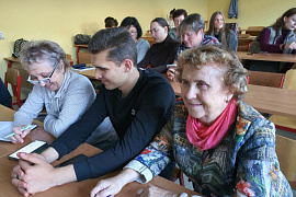 Волонтёры «Соционома» — участники обучающего проекта для граждан пожилого возраста