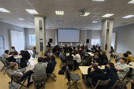 Студенты МАУ — участники Интерактивного занятия от ИЦАЭ г. Мурманска «Дальний космос»