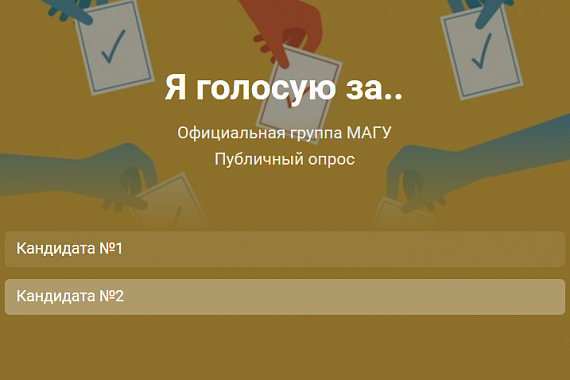 Выборы председателя Студенческого Совета МАГУ