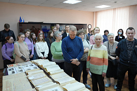Лекция и открытый диалог в рамках проекта «Победили тогда, победим и сейчас!» прошли региональном госархиве