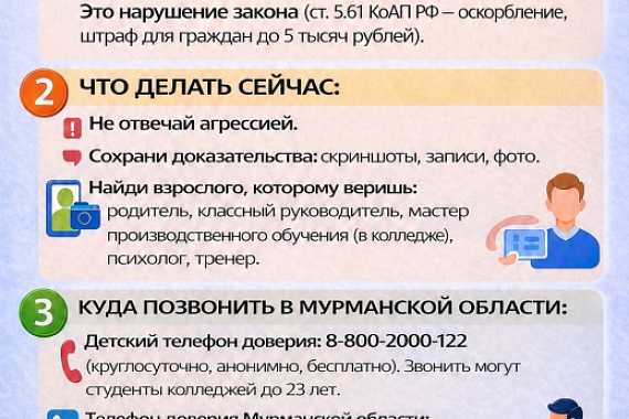 Буллинг и кибербуллинг: карточки от Координационного центра МАУ