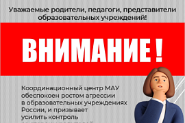 Координационный центр МАУ призывает усилить контроль поведения подростков