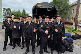 Курсанты военного учебного центра при МАУ возвратились с учебных сборов