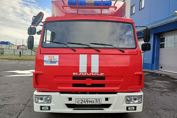 Автомобиль пожарный связи и освещения АСО-16 КАМАЗ-4308