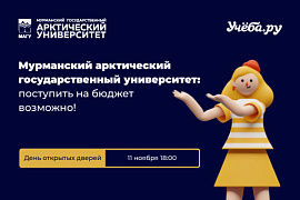 Мурманский арктический государственный университет: поступить на бюджет возможно!