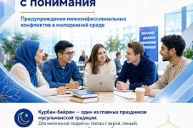 Предупреждение межконфессиональных конфликтов в молодёжной среде: карточки от Координационного центра МАУ